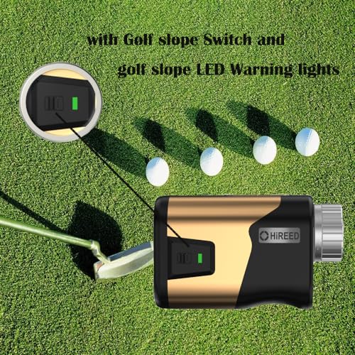 HiREED Golf Rangefinder with Slope, 1200 Yards