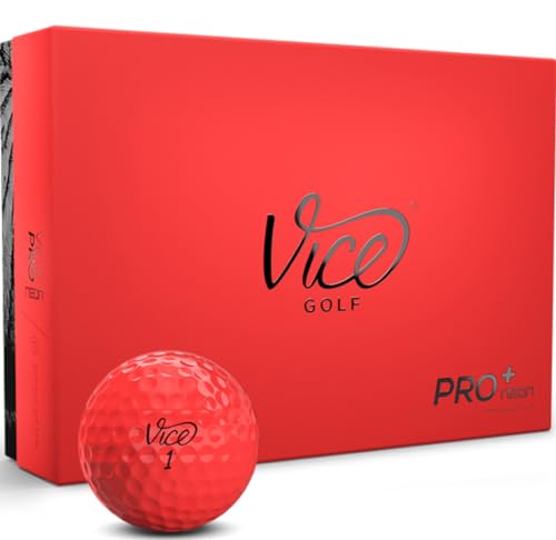 Red Vice Pro Plus Golf Balls VIP Special