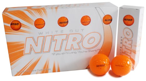 VIP Nitro White Out Balls, Orange (15-Pack)