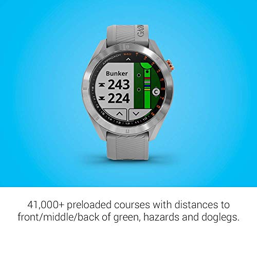Stylish Garmin Approach S40 Smartwatch for Golfers