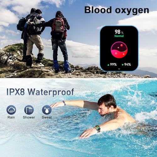 Fitness Smart Watch: Make Calls, Monitor Health & Steps