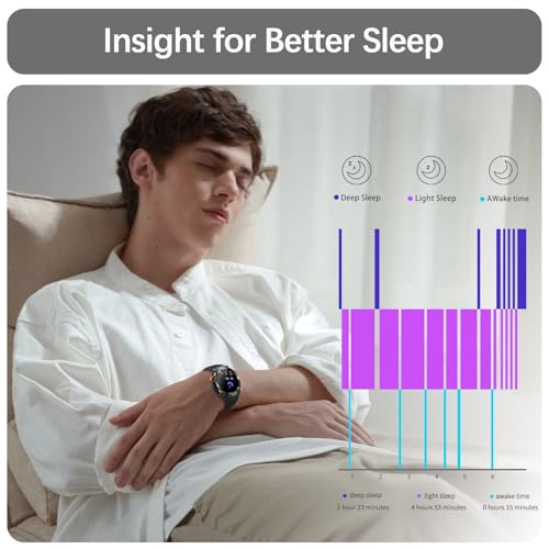 Men's Military Smartwatch with Call Feature, Waterproof Outdoor Tracker