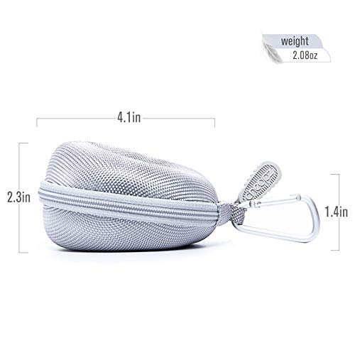 Cheopz Travel Watch Case for 50mm Watches, Silver