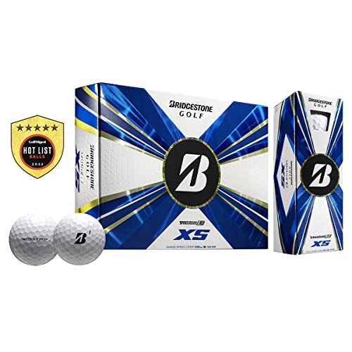 2022 Bridgestone Tour B XS White Golf Balls, One Dozen