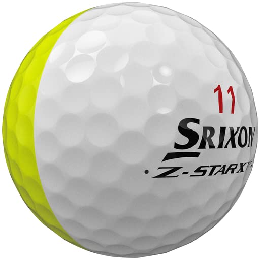 Srixon Z-StarsXV White/Yellow Golf Balls, 12-Pack