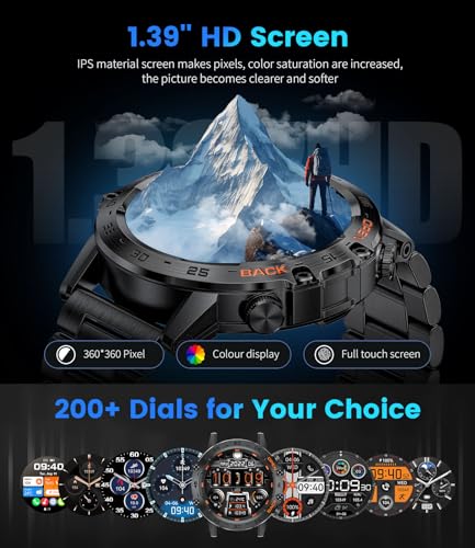 FOXBOX Smart Watch for Men, Answer & Make Calls