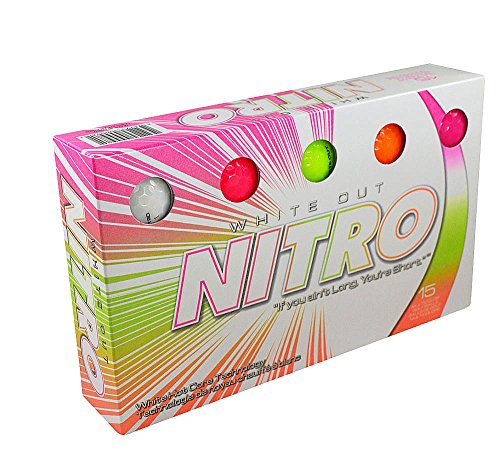 Nitro White Out Golf Balls (15PK) VIP Level