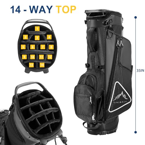 14-Way Top Dividers Golf Stand Bag - Premium Quality
