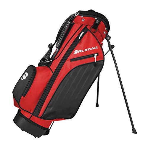 Junior Boy's Red/Black Golf Stand Bag - Ages 9-12
