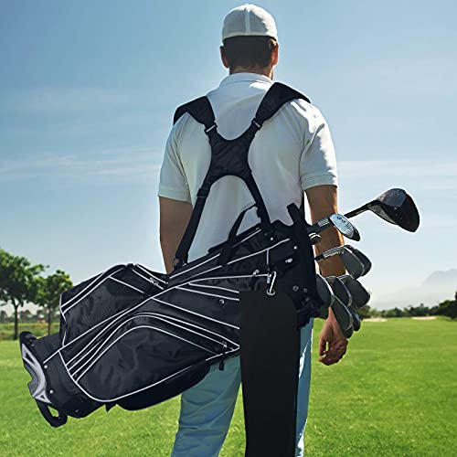 Mayjooy Golf Stand Bag with Dual Straps & Divider