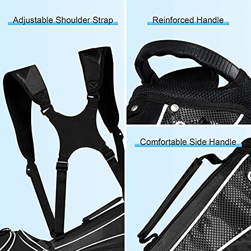 Mayjooy Golf Stand Bag with Dual Straps & Divider
