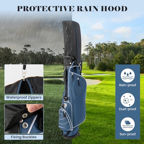 Tangkula Lightweight Golf Stand Bag with 4 Dividers