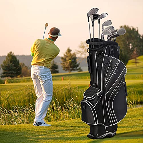 Mayjooy Golf Stand Bag with Dual Straps & Divider