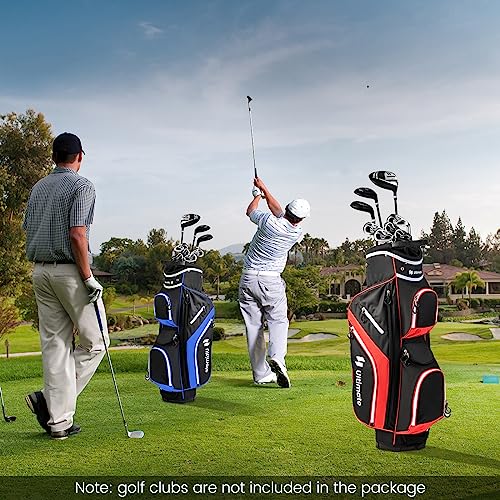 Tangkula Lightweight Golf Cart Bag with 14 Dividers