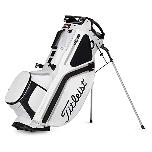 Titleist 14-Hybrid Golf Bag - White/Black/Grayvip
