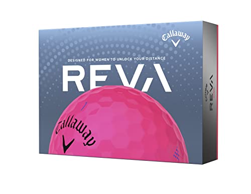 2023 Callaway REVA Golf Balls (Pink, 1 Dozen)