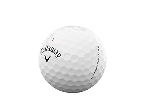 Callaway Golf 2022 Chrome Soft X LS Balls, White