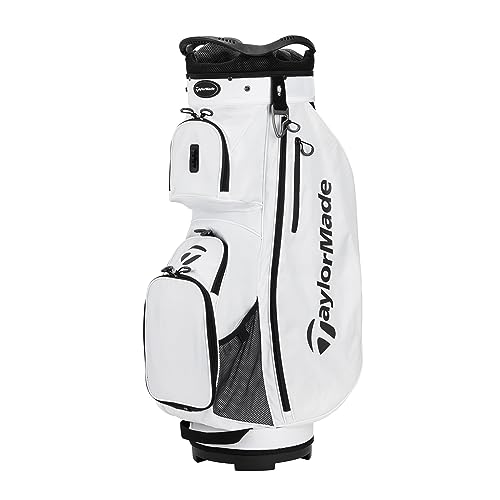 TaylorMade Pro Cart Bag in White - VIP Shopper