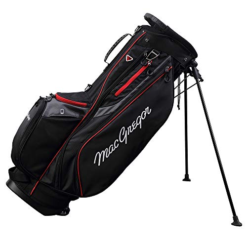 MacGregor Golf Response Stand Bag 6-Way Divider Black/Red