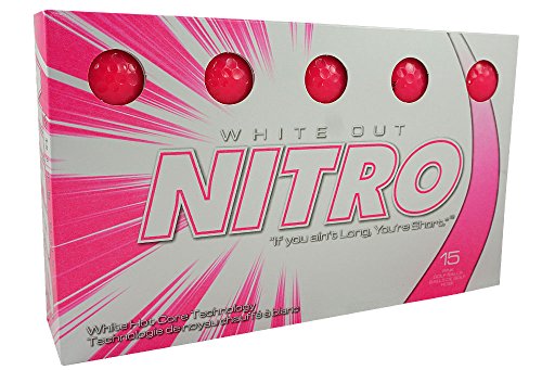 Nitro Long Distance Golf Balls - White Hot Core