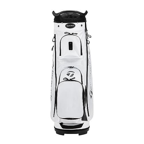 TaylorMade Pro Cart Bag in White - VIP Shopper