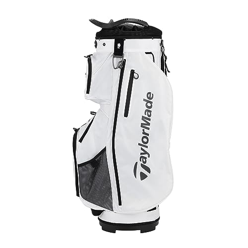 TaylorMade Pro Cart Bag in White - VIP Shopper