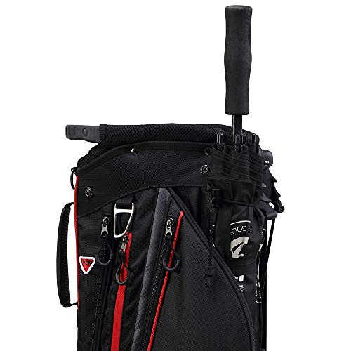 MacGregor Golf Response Stand Bag 6-Way Divider Black/Red