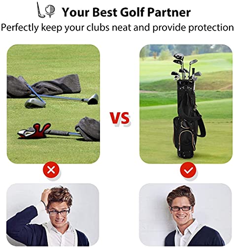 Mayjooy Golf Stand Bag with 8 Way Dividers