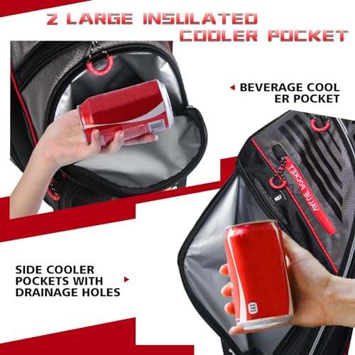 Yamato Golf Cart Bag with 14-Way Organizer