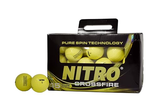 45-Pack Nitro Crossfire Golf Balls (Yellow) VIP Deal