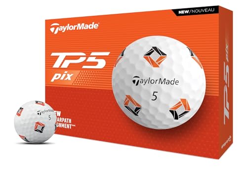 TaylorMade Golf 2024 TP5 pix Golf Balls Pack