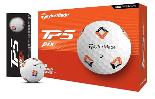 TaylorMade Golf 2024 TP5 pix Golf Balls Pack