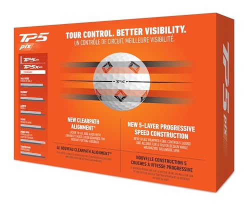TaylorMade Golf 2024 TP5 pix Golf Balls Pack
