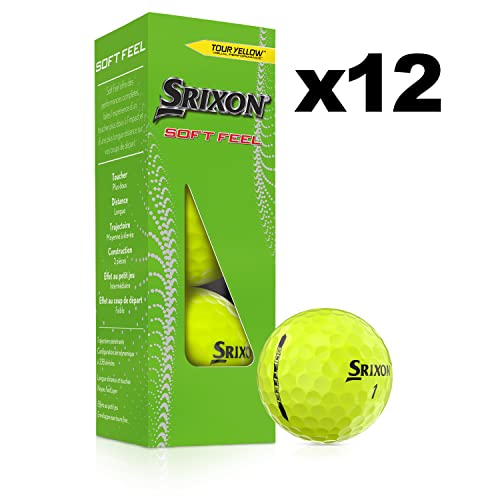 Srixon Soft Feel Tour Yellow Golf Balls