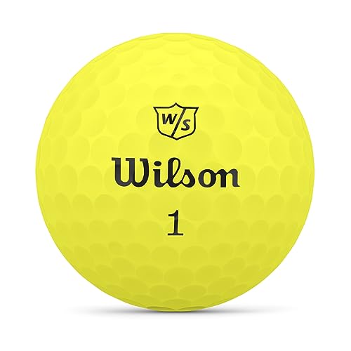 Wilson Staff Duo Soft Golf Balls - 12 Pack, Yellow