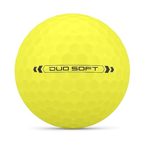 Wilson Staff Duo Soft Golf Balls - 12 Pack, Yellow