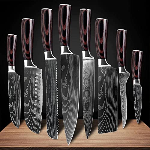 Imperial Collection: SENKEN Japanese Kitchen Knife Set - 8pcs