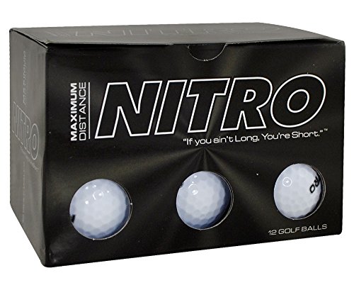12PK Nitro High Velocity Spin Control Distance Golf Balls