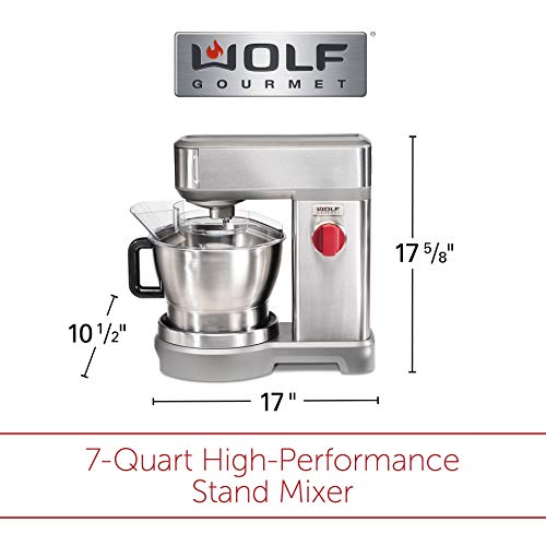 Wolf Gourmet Stand Mixer, 7 qrt, with Attachments
