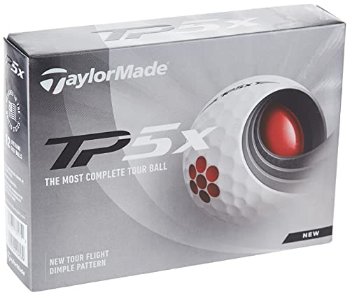 2021 TaylorMade TP5x 2.0 Golf Balls VIP White