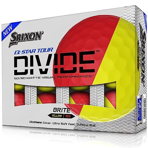 Srixon Golf Q-Star Tour Divide Yellow/Red VIP