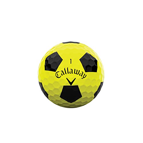 2022 Callaway Chrome Soft Golf Balls - Yellow/Black