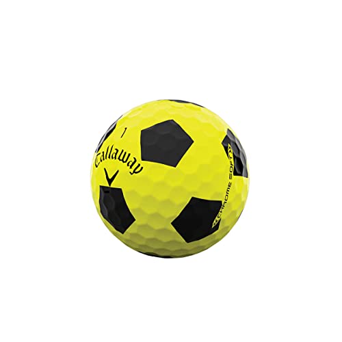 2022 Callaway Chrome Soft Golf Balls - Yellow/Black
