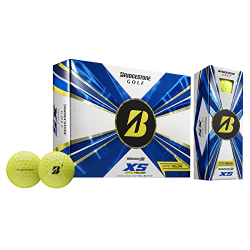 2022 Bridgestone Tour B XS Yellow Golf Balls VIP