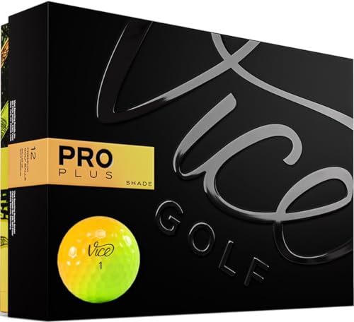 VIP Limited Edition Pro Plus Golf Balls (Yellow Orange)