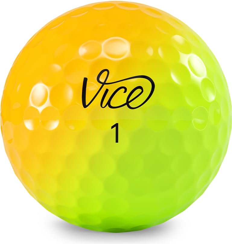 VIP Limited Edition Pro Plus Golf Balls (Yellow Orange)