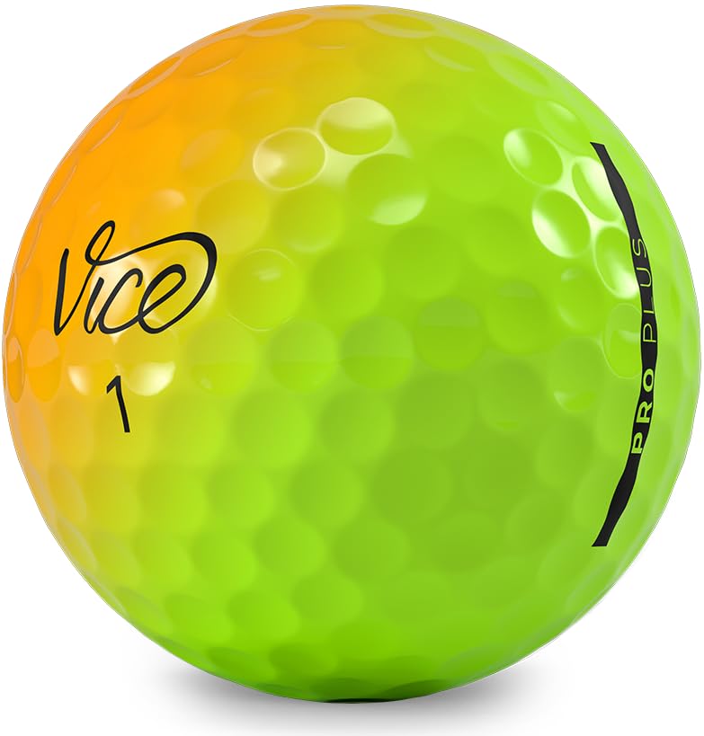 VIP Limited Edition Pro Plus Golf Balls (Yellow Orange)