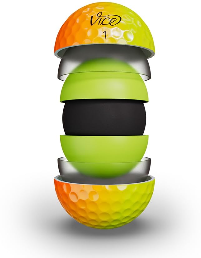 VIP Limited Edition Pro Plus Golf Balls (Yellow Orange)