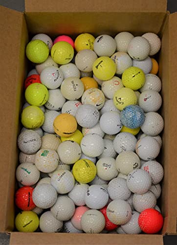 Assorted 100 VIP Golf Balls in Mesh Bag