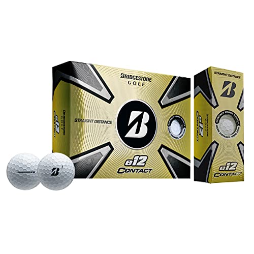 2023 Bridgestone e12 Contact Golf Balls in White